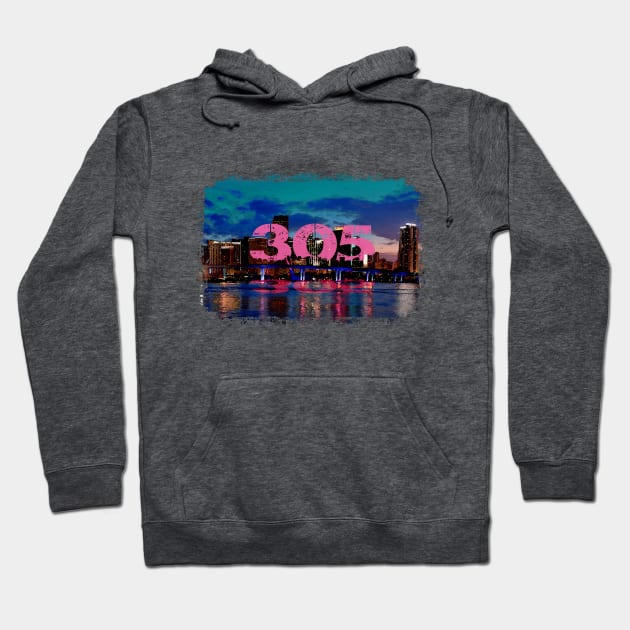 305 Miami Hoodie by marengo